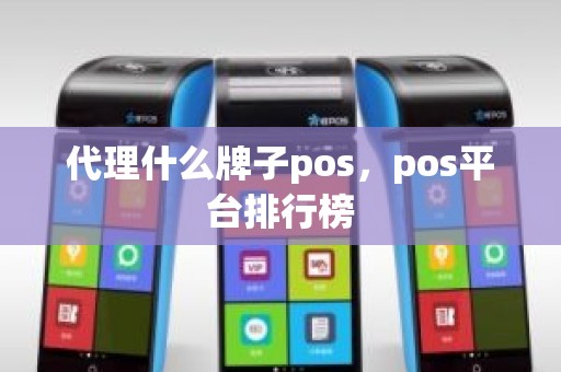代理什么牌子pos，pos平台排行榜