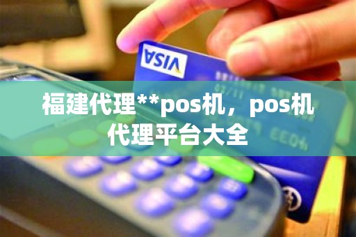 福建代理**pos机，pos机代理平台大全