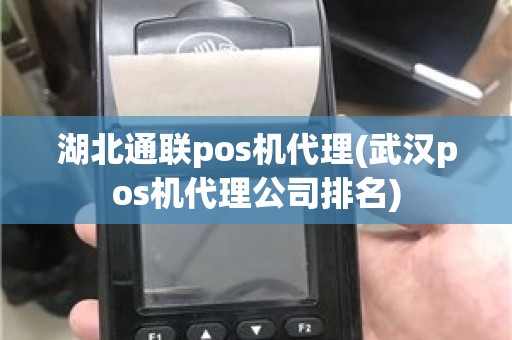 湖北通联pos机代理(武汉pos机代理公司排名)