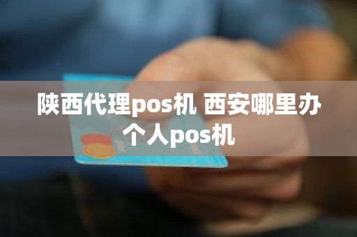 陕西代理pos机 西安哪里办个人pos机