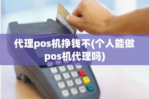 代理pos机挣钱不(个人能做pos机代理吗)