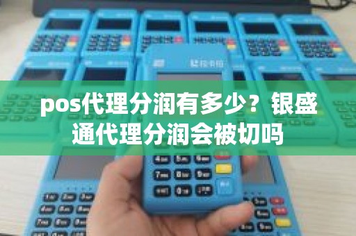 pos代理分润有多少？银盛通代理分润会被切吗