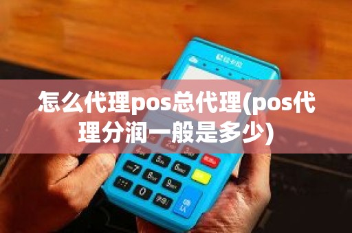 怎么代理pos总代理(pos代理分润一般是多少)