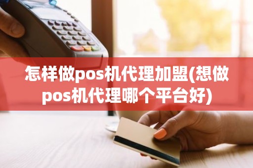 怎样做pos机代理加盟(想做pos机代理哪个平台好)