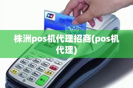 株洲pos机代理招商(pos机代理)