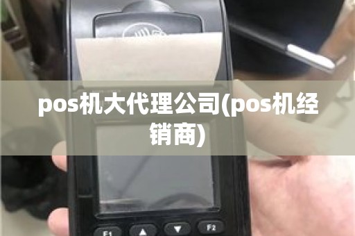 pos机大代理公司(pos机经销商)