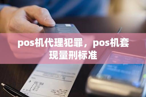 pos机代理犯罪，pos机套现量刑标准