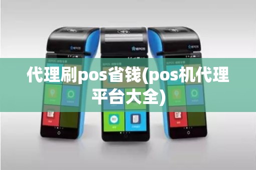 代理刷pos省钱(pos机代理平台大全)