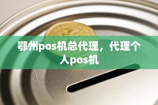 鄂州pos机总代理，代理个人pos机