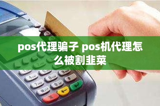 pos代理骗子 pos机代理怎么被割韭菜