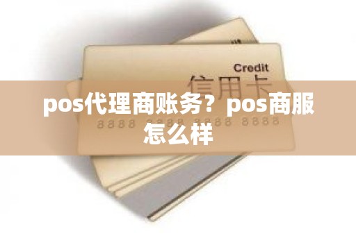 pos代理商账务？pos商服怎么样