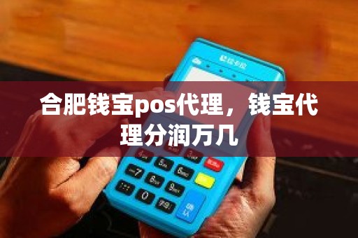 合肥钱宝pos代理，钱宝代理分润万几