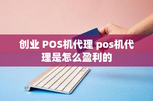 创业 POS机代理 pos机代理是怎么盈利的