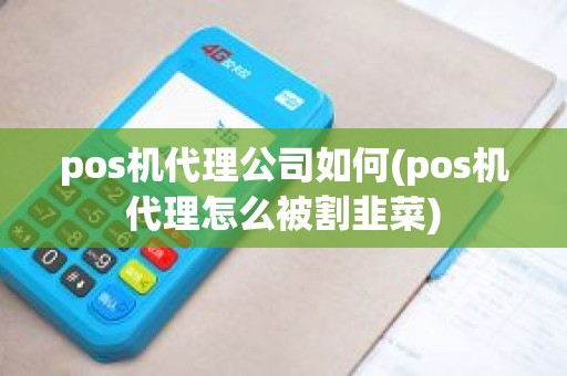 pos机代理公司如何(pos机代理怎么被割韭菜)