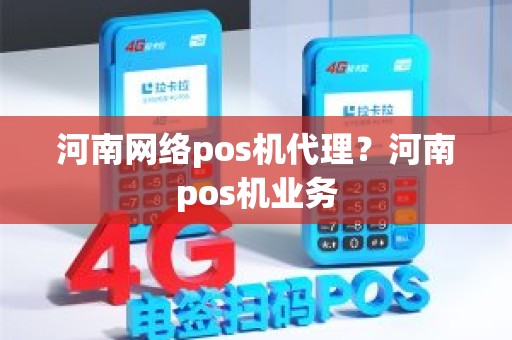 河南网络pos机代理？河南pos机业务