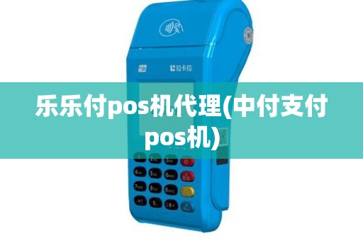 乐乐付pos机代理(中付支付pos机)