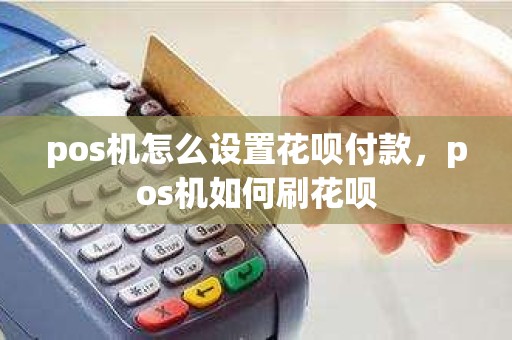 pos机怎么设置花呗付款，pos机如何刷花呗