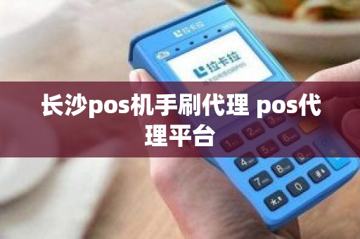 长沙pos机手刷代理 pos代理平台