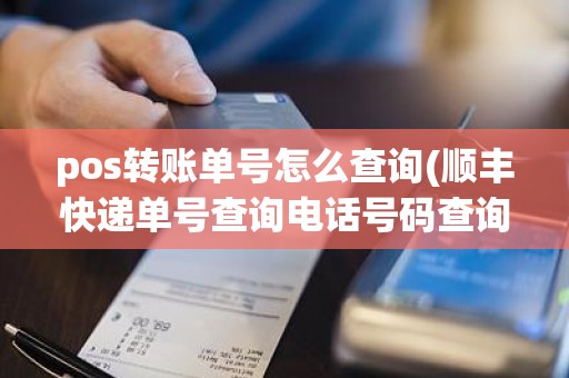 pos转账单号怎么查询(顺丰快递单号查询电话号码查询)