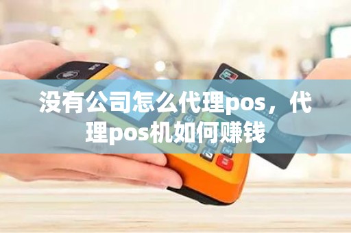 没有公司怎么代理pos，代理pos机如何赚钱