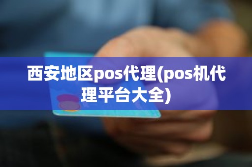 西安地区pos代理(pos机代理平台大全)