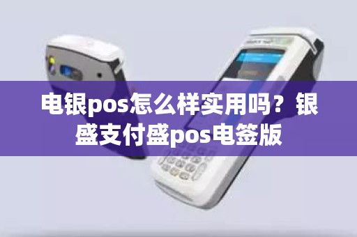 电银pos怎么样实用吗？银盛支付盛pos电签版