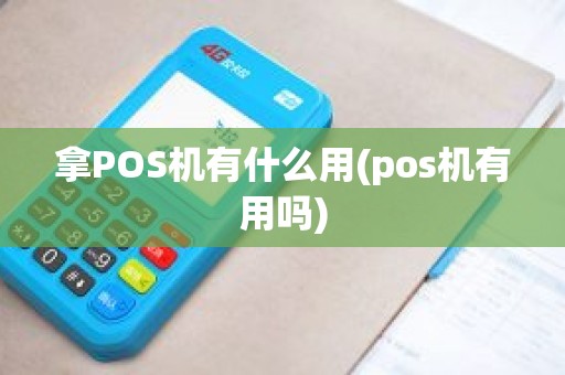 拿POS机有什么用(pos机有用吗)