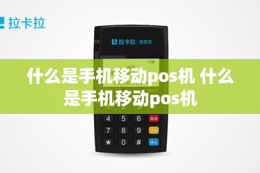 什么是手机移动pos机 什么是手机移动pos机