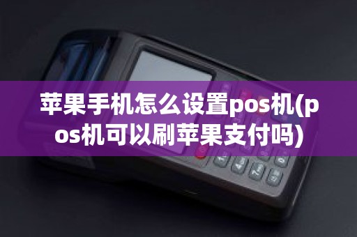 苹果手机怎么设置pos机(pos机可以刷苹果支付吗)