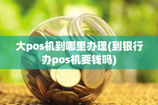 大pos机到哪里办理(到银行办pos机要钱吗) 大pos机到哪里办理(到银行办pos机要钱吗)