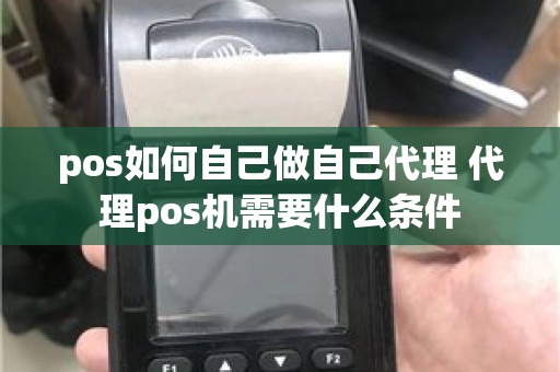 pos如何自己做自己代理 代理pos机需要什么条件