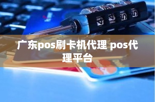 广东pos刷卡机代理 pos代理平台