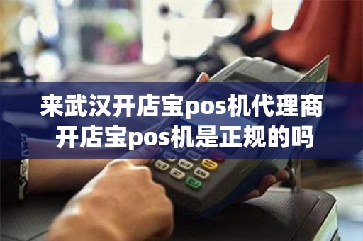 来武汉开店宝pos机代理商 开店宝pos机是正规的吗