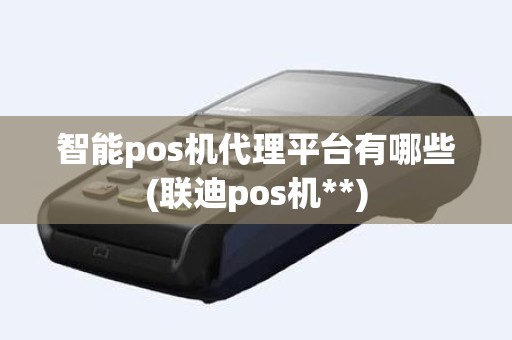 智能pos机代理平台有哪些(联迪pos机**)