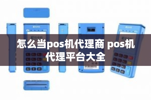 怎么当pos机代理商 pos机代理平台大全