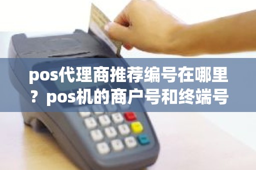 pos代理商推荐编号在哪里？pos机的商户号和终端号是什么