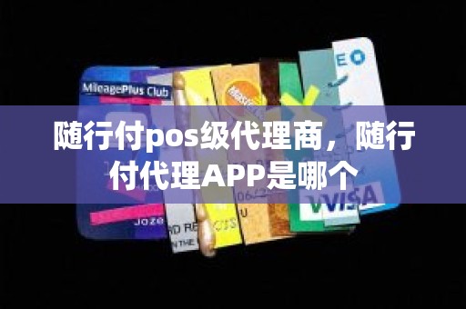 随行付pos级代理商，随行付代理APP是哪个