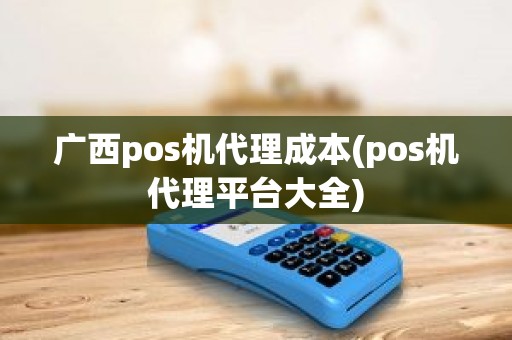 广西pos机代理成本(pos机代理平台大全)