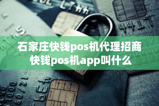 石家庄快钱pos机代理招商 快钱pos机app叫什么