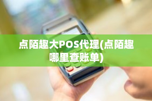 点陌趣大POS代理(点陌趣哪里查账单)