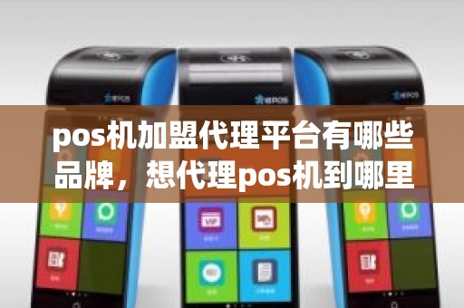 pos机加盟代理平台有哪些品牌，想代理pos机到哪里找总公司