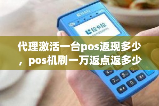 代理激活一台pos返现多少，pos机刷一万返点返多少