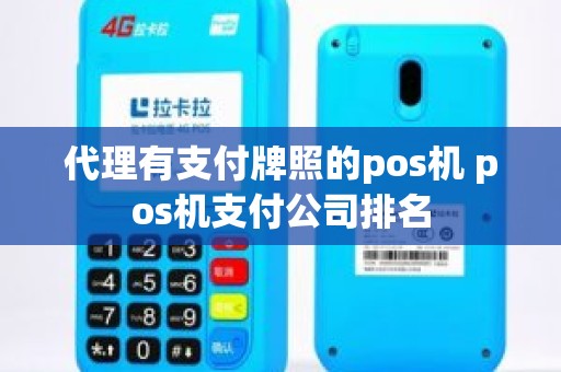 代理有支付牌照的pos机 pos机支付公司排名