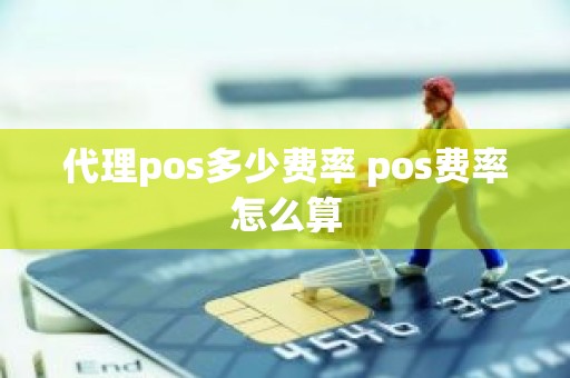 代理pos多少费率 pos费率怎么算