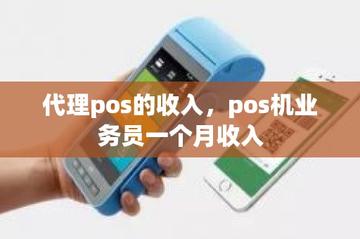 代理pos的收入，pos机业务员一个月收入