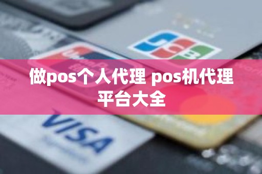 做pos个人代理 pos机代理平台大全