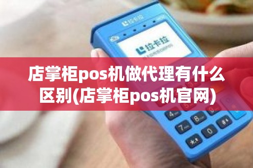 店掌柜pos机做代理有什么区别(店掌柜pos机官网)