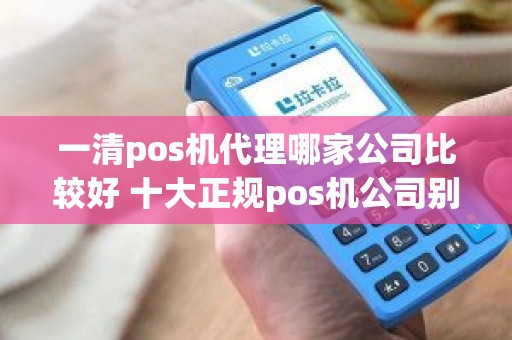 一清pos机代理哪家公司比较好 十大正规pos机公司别选错了