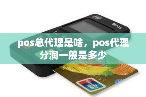 pos总代理是啥，pos代理分润一般是多少