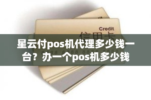 星云付pos机代理多少钱一台？办一个pos机多少钱